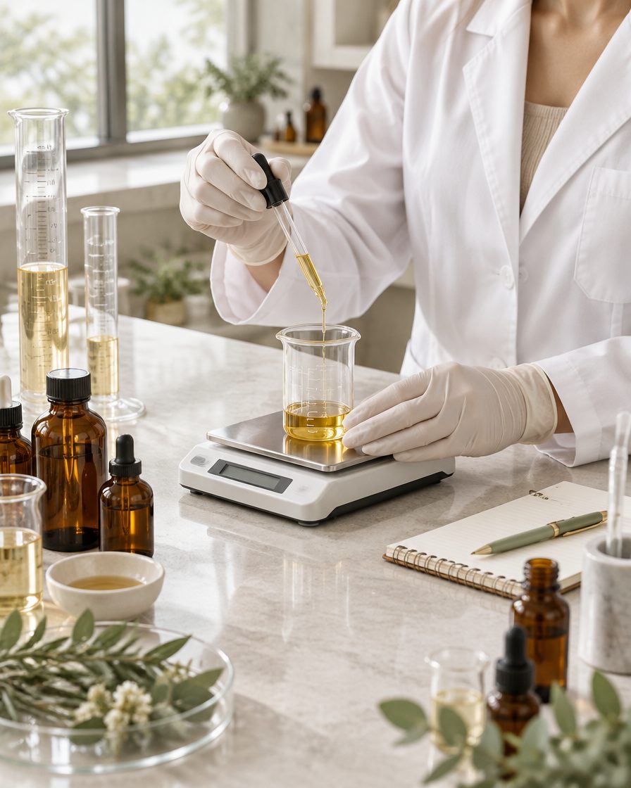 Formulation d'un soin capillaire en laboratoire